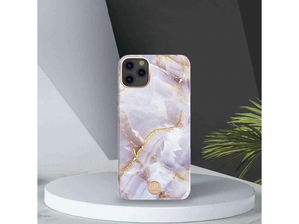 Marble Series elegantní pouzdro s mramorovým potiskem iPhone 11 Pro Max bílé