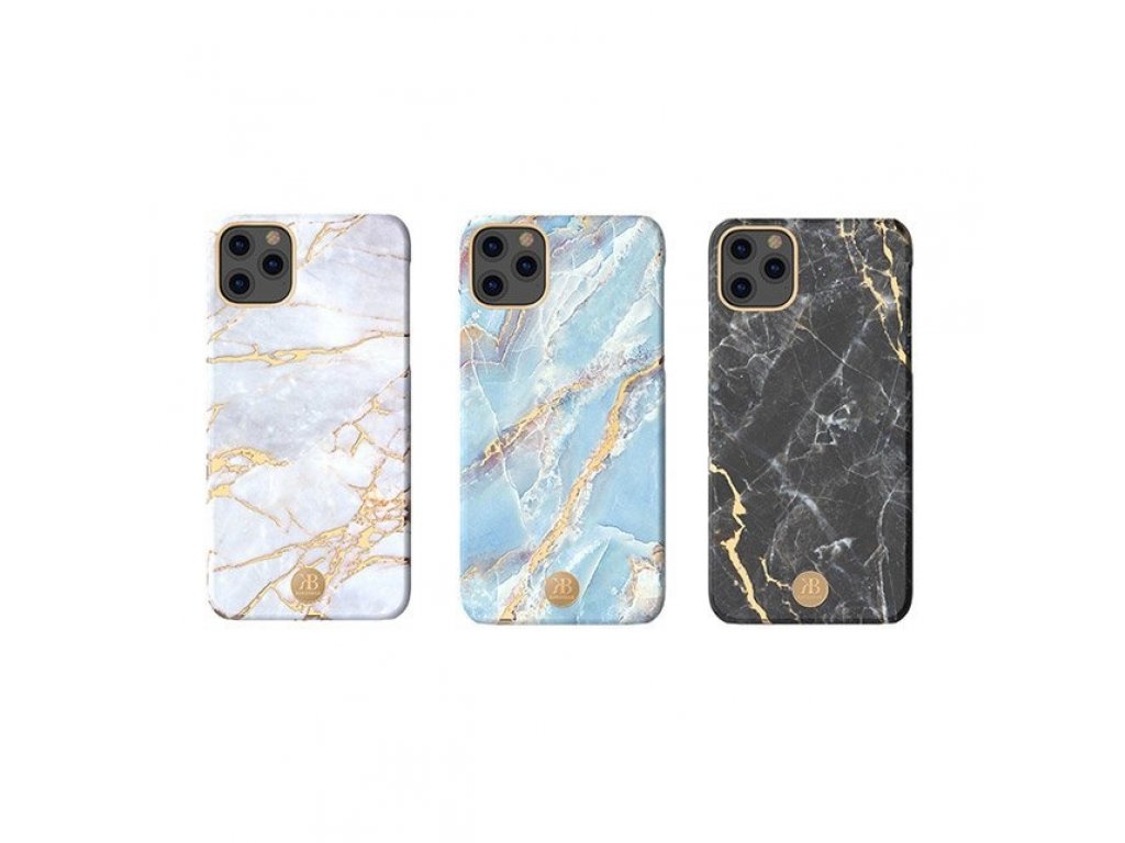 Marble Series elegantní pouzdro s mramorovým potiskem iPhone 11 Pro Max modré