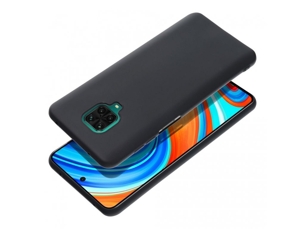 Zadní kryt MATT pro XIAOMI Redmi NOTE 9 Pro černý