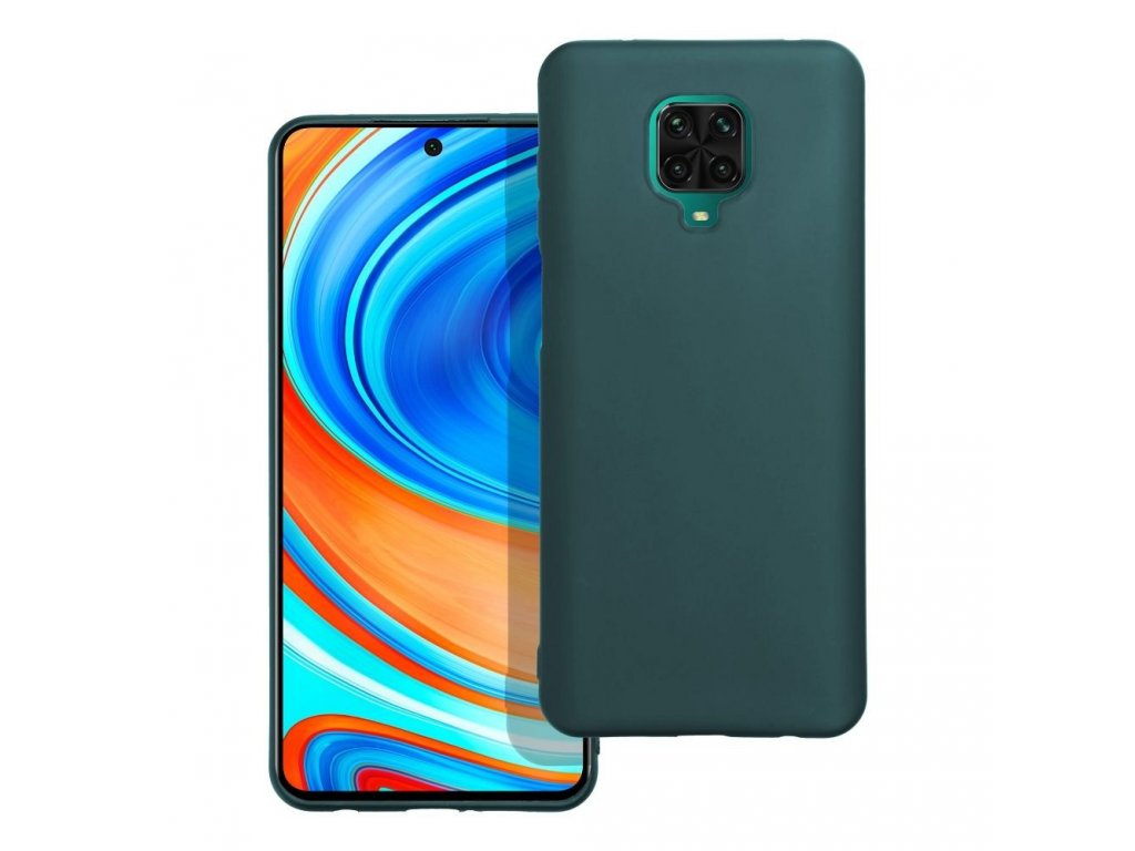 Pouzdro MATT pro XIAOMI Redmi NOTE 9 Pro - tmavě zelené