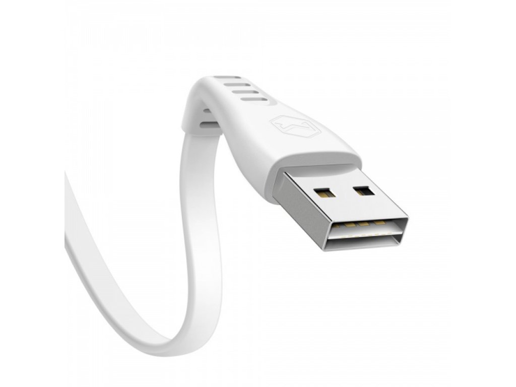 Mcdodo nabíjecí / datový kabel USB-C s LED světlem 1,8 m Flying Fish Series bílá