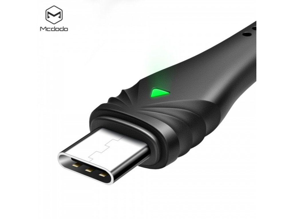 Mcdodo nabíjecí / datový kabel USB-C / USB-C 3A PD 1,5m Manta Series černá