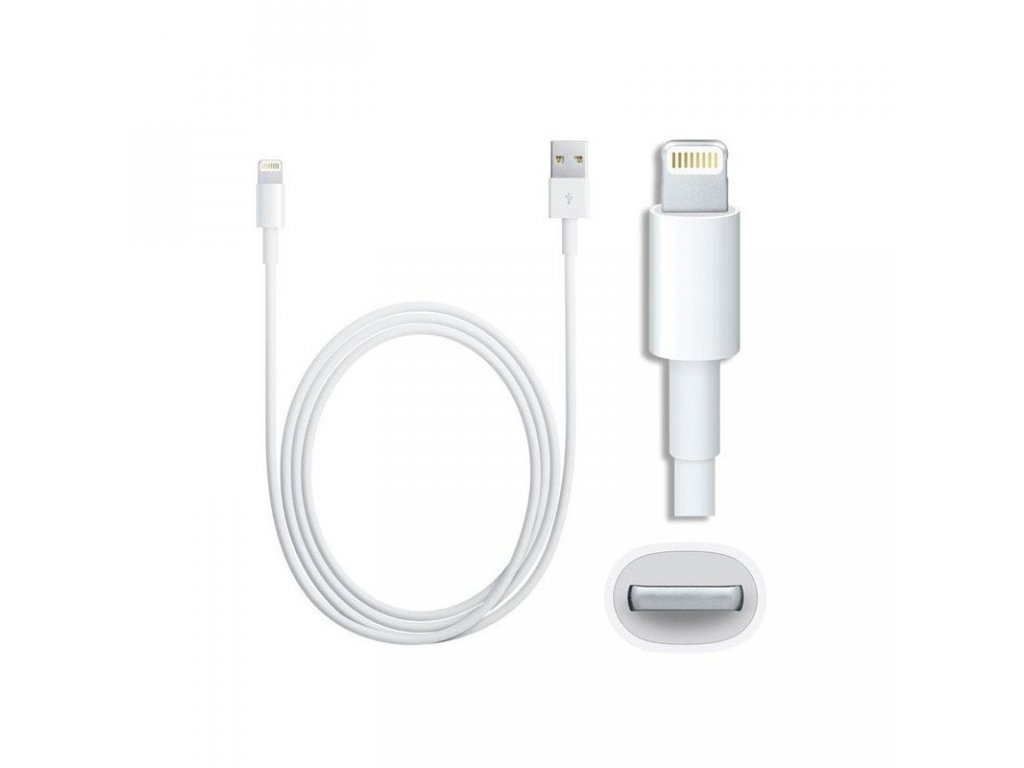 MD819 iPhone 5 Lightning Datový Kabel White (EU Blister)