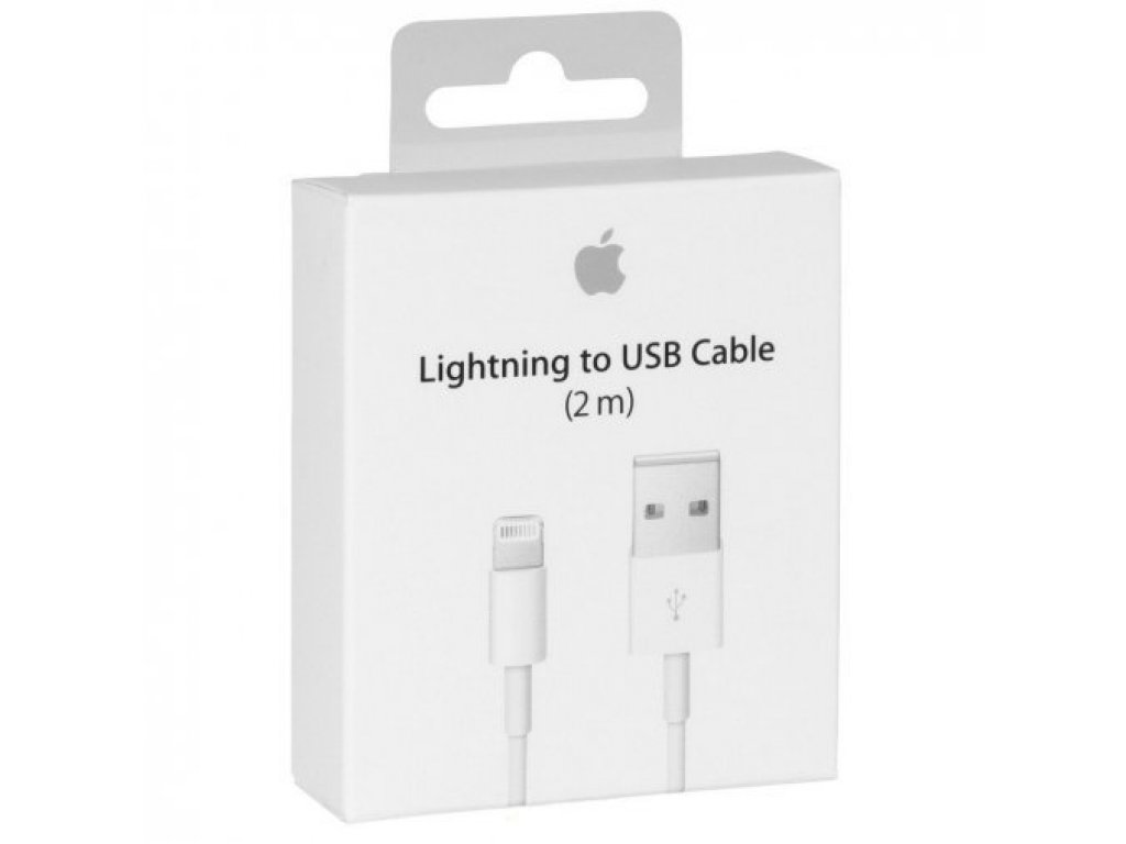 MD819 iPhone 5 Lightning Datový Kabel White (EU Blister)