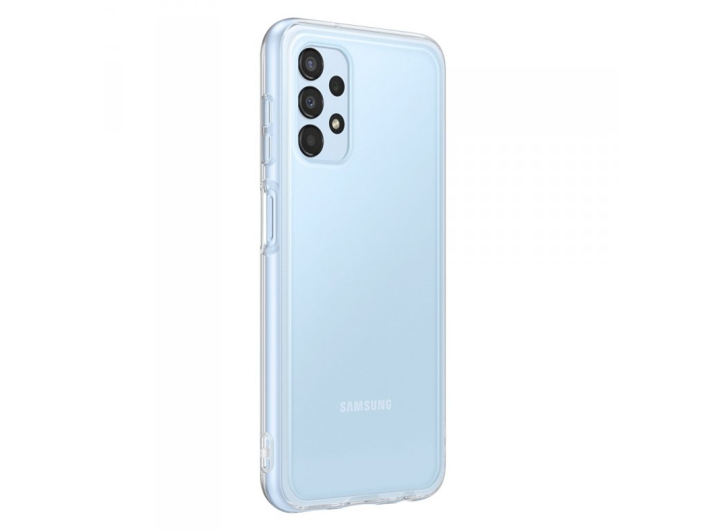 Měkký průhledný zadní kryt pro Samsung Galaxy A13 4G Transparentní (EF-QA135TTEGWW)