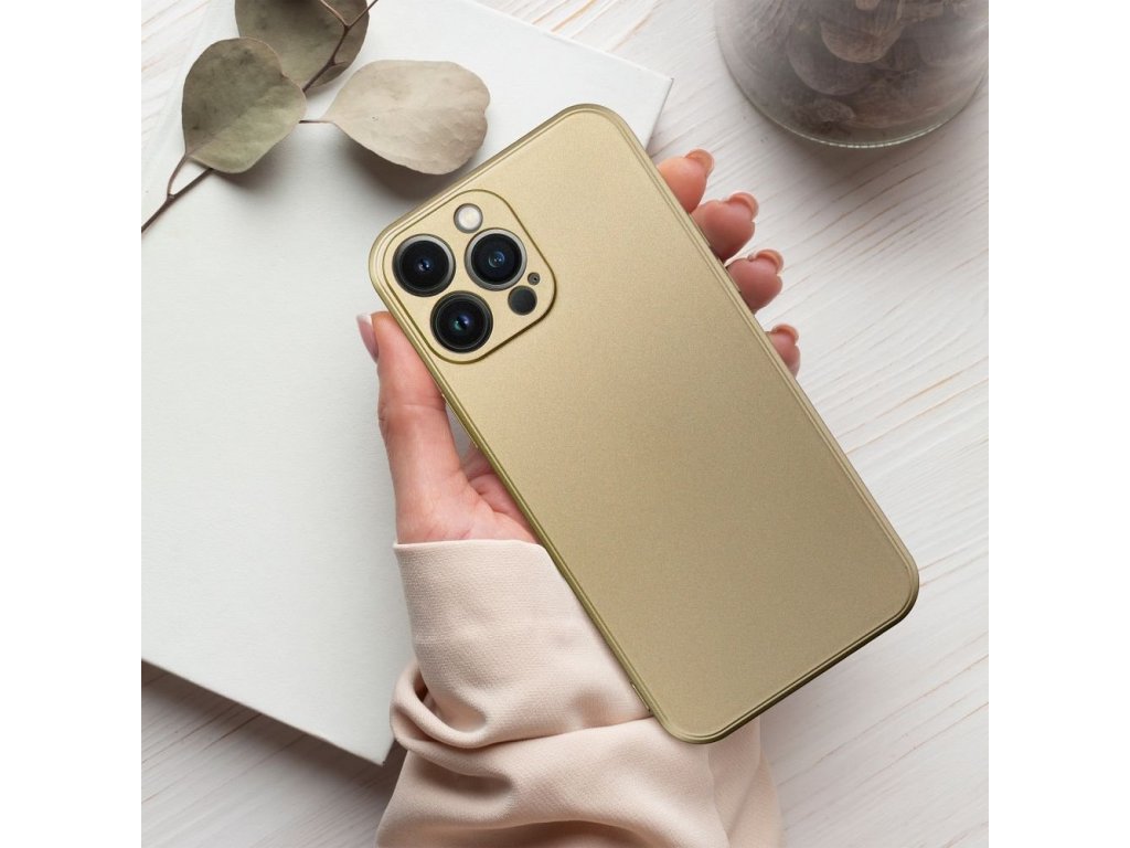 METALLIC Case for IPHONE 14 PLUS PLUS gold