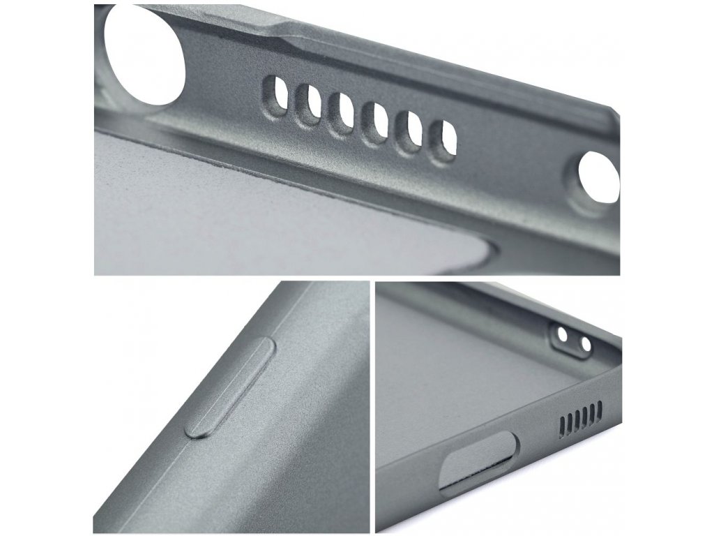 METALLIC Case for IPHONE 15 PLUS grey