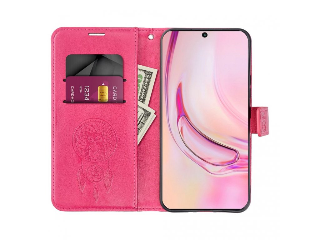 MEZZO Book case for IPHONE 15 Pro dreamcatcher magenta