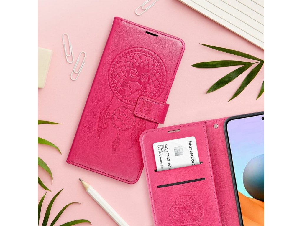 MEZZO Book case for IPHONE 15 Pro Max dreamcatcher magenta