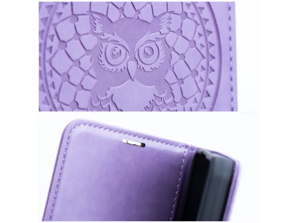 Pouzdro MEZZO Book pro XIAOMI Redmi 12C dreamcatcher fialové