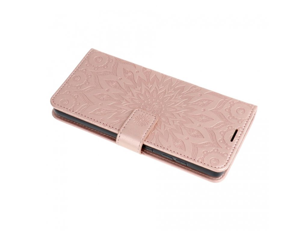 Pouzdro MEZZO Book pro XIAOMI Redmi 12C mandala rose gold