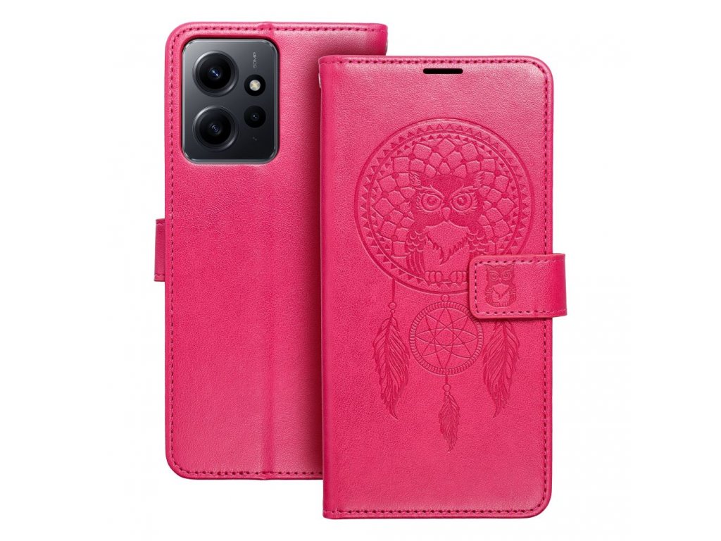 Knížkové pouzdro pro XIAOMI Redmi NOTE 12 4G dreamcatcher magenta