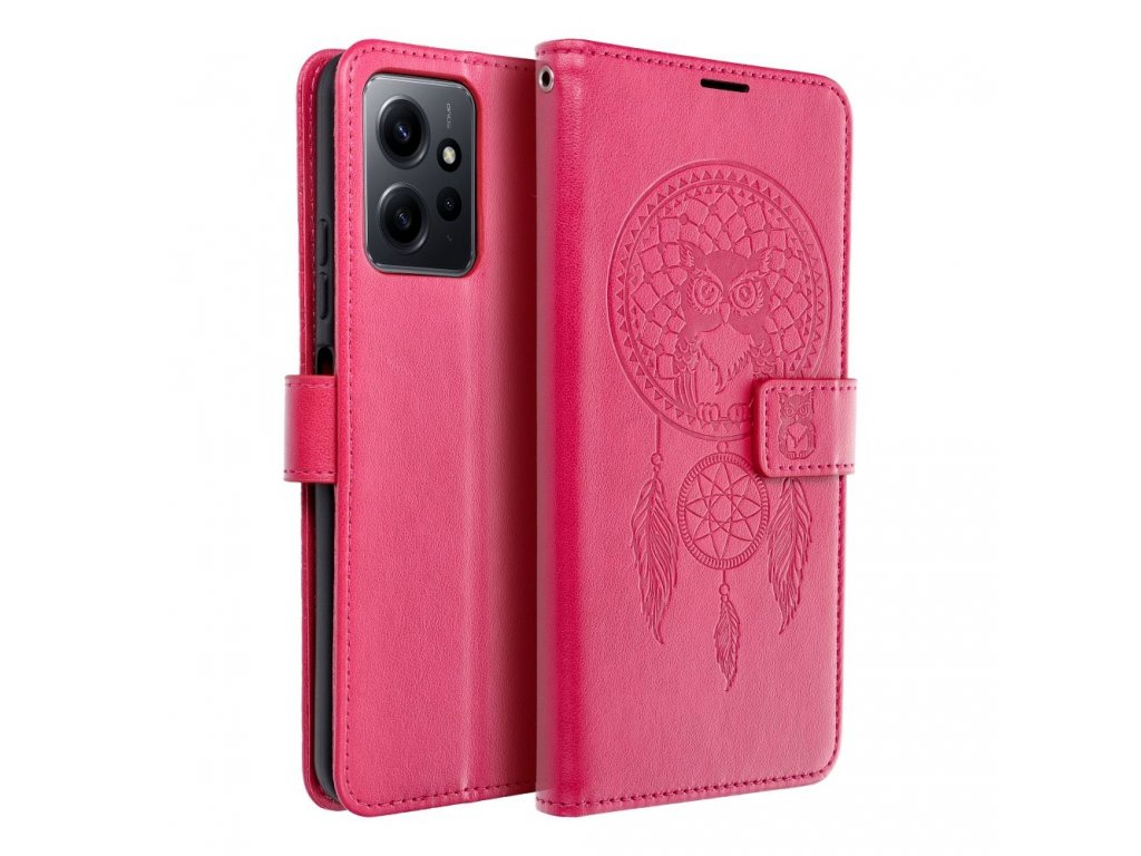 Knížkové pouzdro pro XIAOMI Redmi NOTE 12 4G dreamcatcher magenta