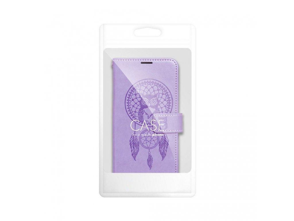 Pouzdro MEZZO Book pro XIAOMI Redmi NOTE 12 4G dreamcatcher fialové