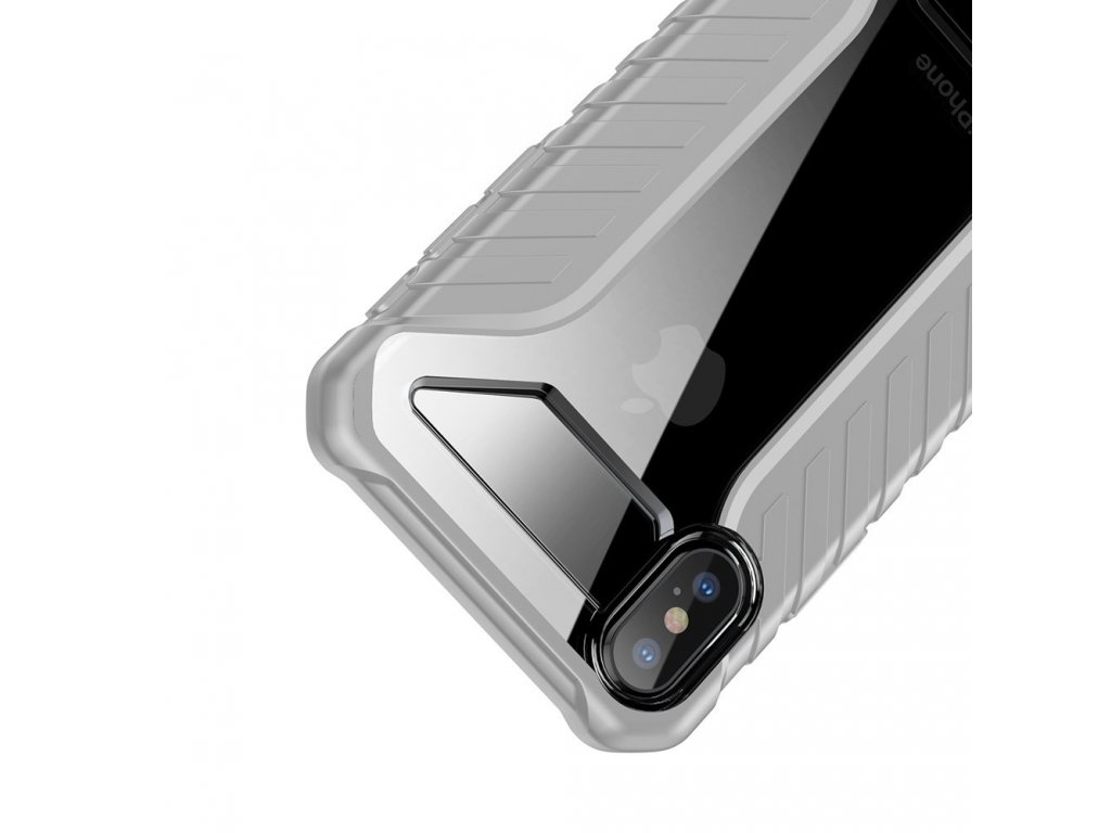 Michelin Case designové pouzdro Apple iPhone XS Max šedé (WIAPIPH65-MK0G)