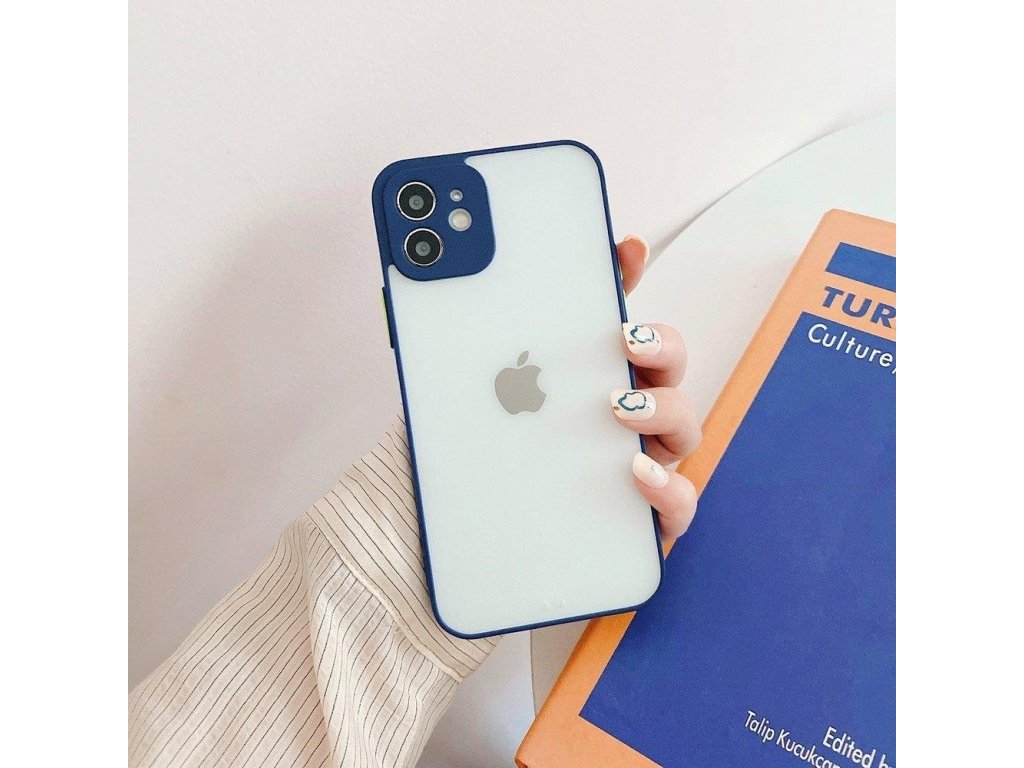 Milky Case silikonový flexibilní průsvitný zadní kryt pro Samsung Galaxy A32 5G navy blue