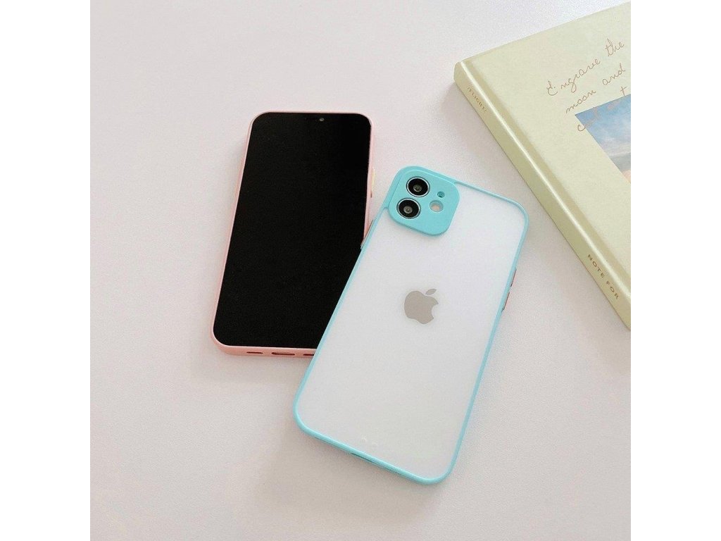 Silikonové flexibilní průsvitné pouzdro Milky Case pro Xiaomi Poco X3 NFC - modré