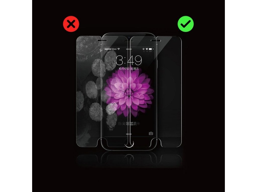 Nano Flexi hybridní elastická skleněná fólie 9H iPhone 8