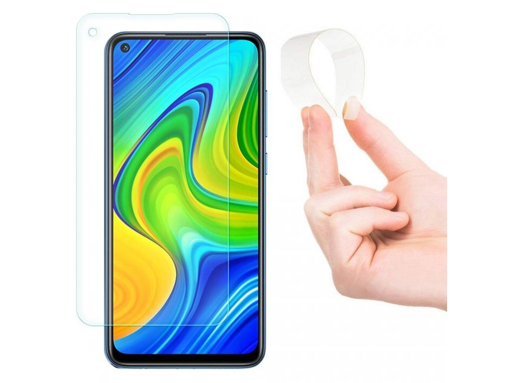 Nano Flexi hybridní elastická skleněná fólie Xiaomi Redmi 10X 4G / Xiaomi Redmi Note 9