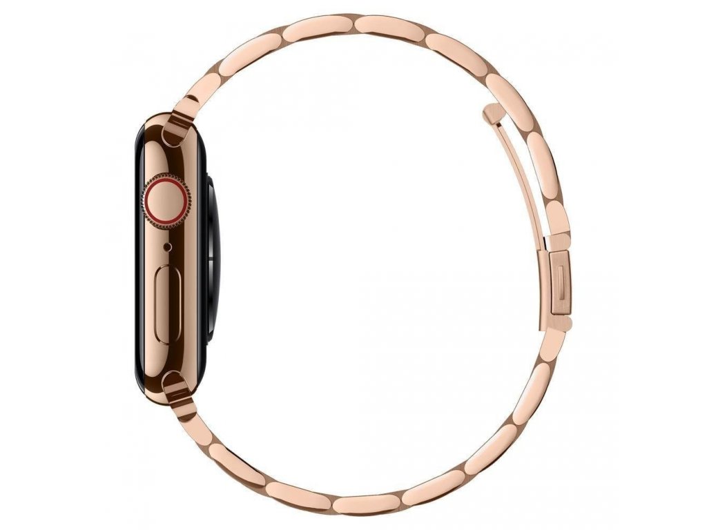 Náramek Modern Fit Band Apple Watch 1/2/3/4/5 (38/40MM) růžově-zlatý