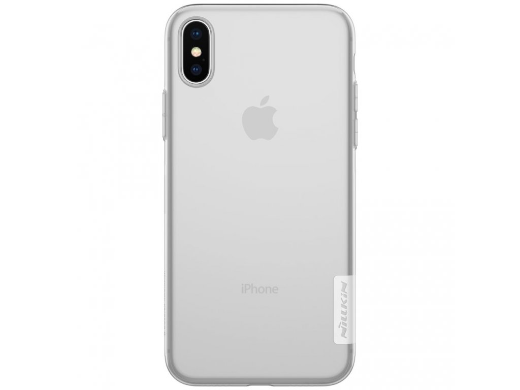 Nature gelové pouzdro ultra slim iPhone X průsvitné