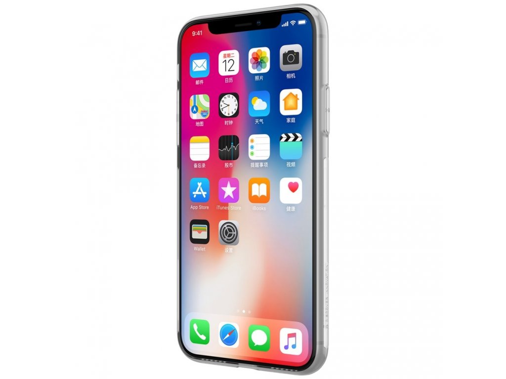 Nature gelové pouzdro ultra slim iPhone X průsvitné