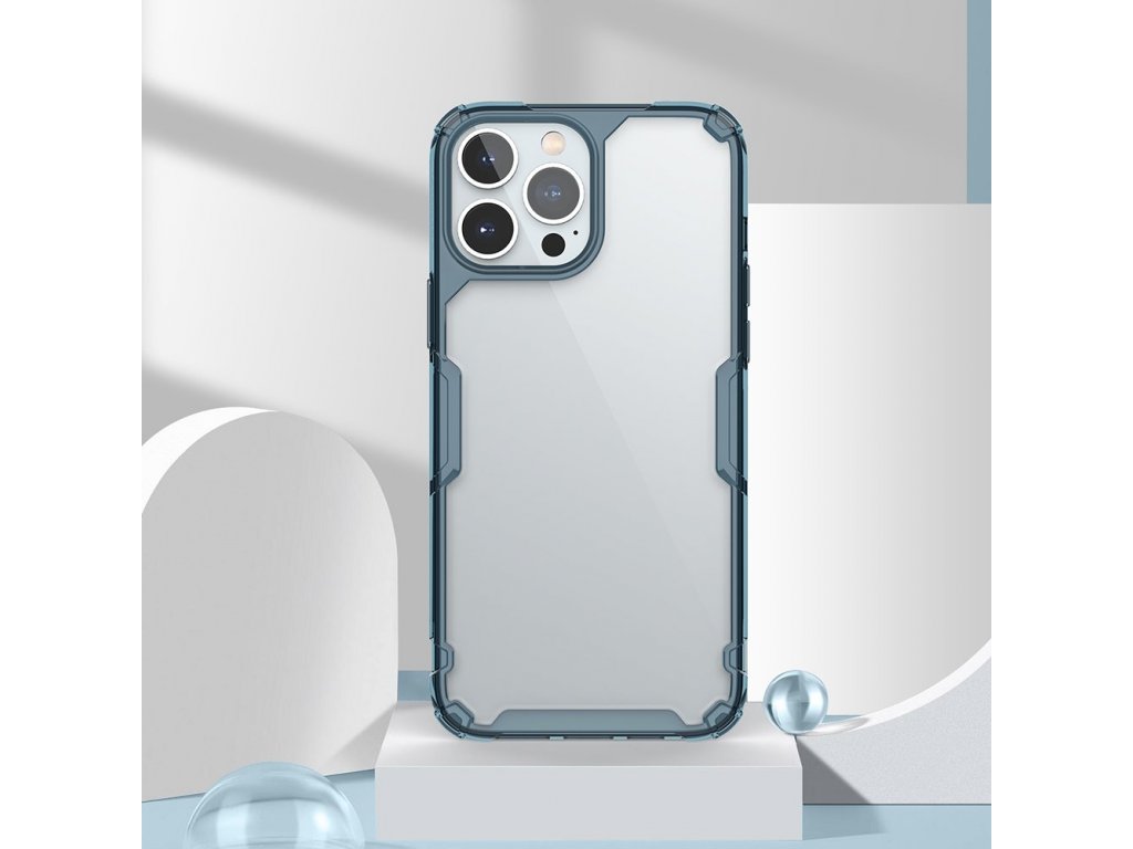 Nature TPU PRO Kryt pro iPhone 13 Pro Max Blue