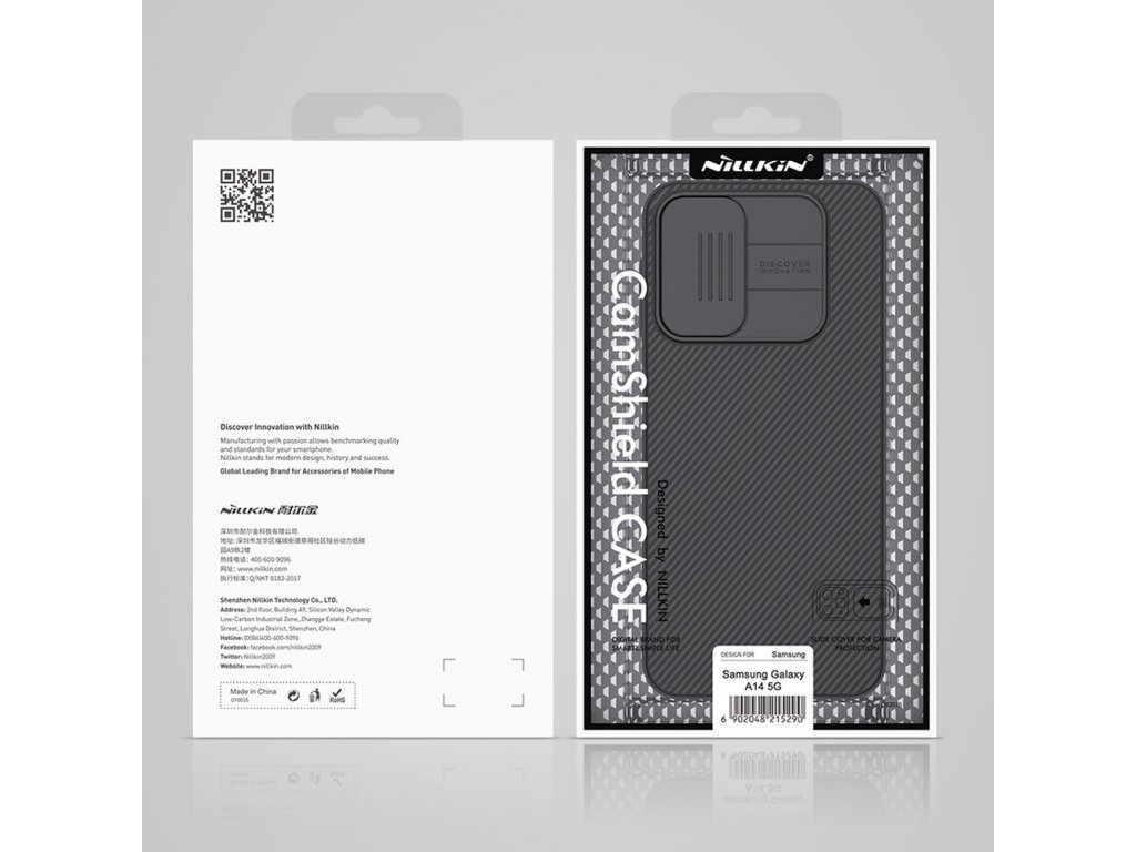 Nillkin CamShield Pouzdro s krytem fotoaparátu pro Samsung Galaxy A14 5G / Galaxy A14 - modré barvy