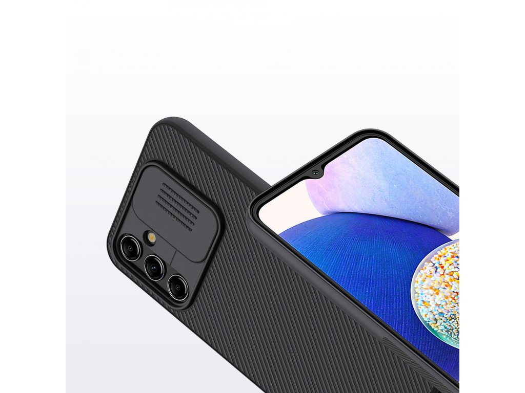 Nillkin CamShield Pouzdro s krytem fotoaparátu pro Samsung Galaxy A14 5G / Galaxy A14 - modré barvy