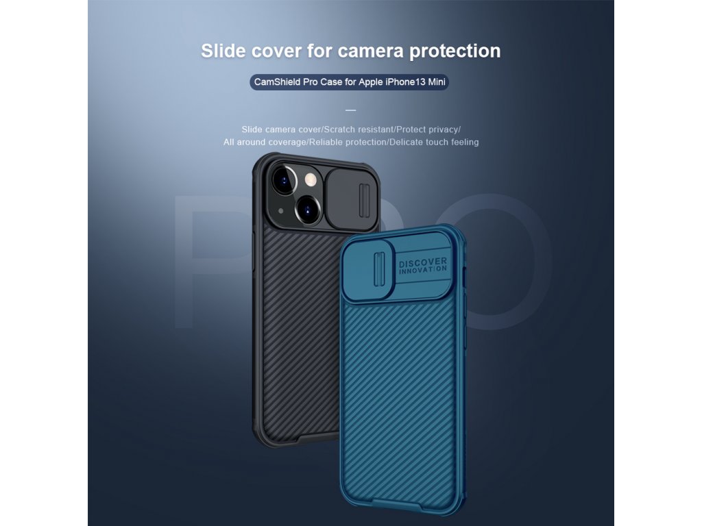 Nillkin CamShield Pro Zadní Kryt pro Apple iPhone 13 mini Black