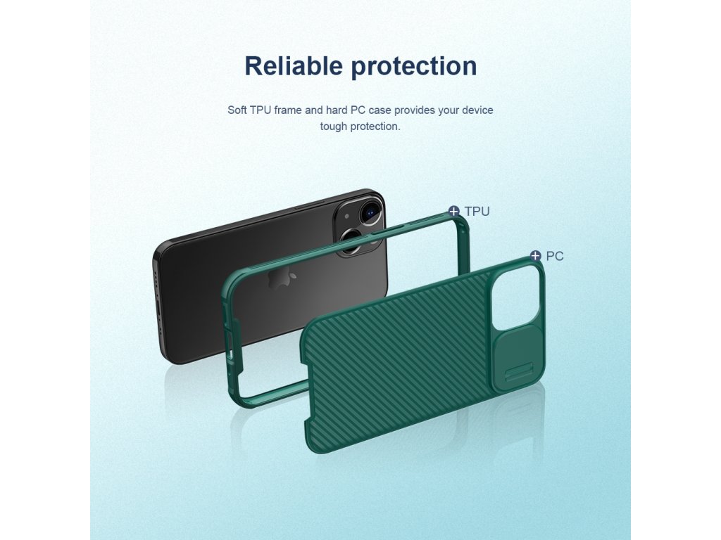 Nillkin CamShield Pro Zadní Kryt pro Apple iPhone 13 mini Black