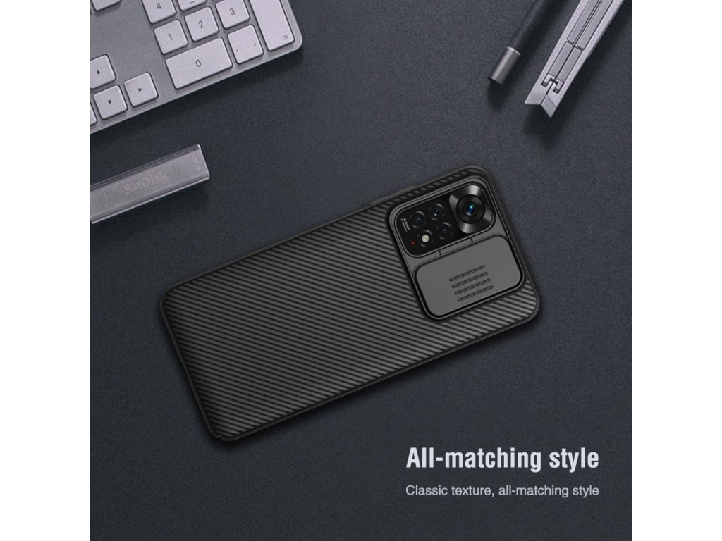 Nillkin CamShield Zadní kryt pro Xiaomi Redmi Note 11 2022 Black