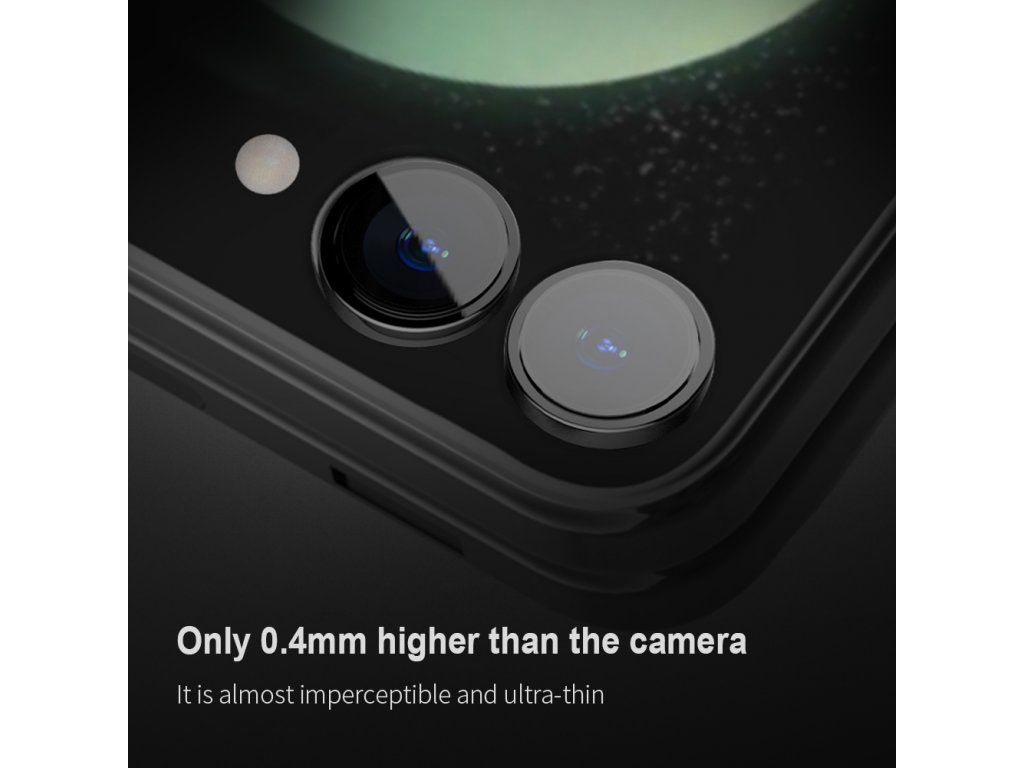 Tvrzené Sklo Nillkin CLRFilm Camera pro Samsung Galaxy Z Flip 5 5G - černé
