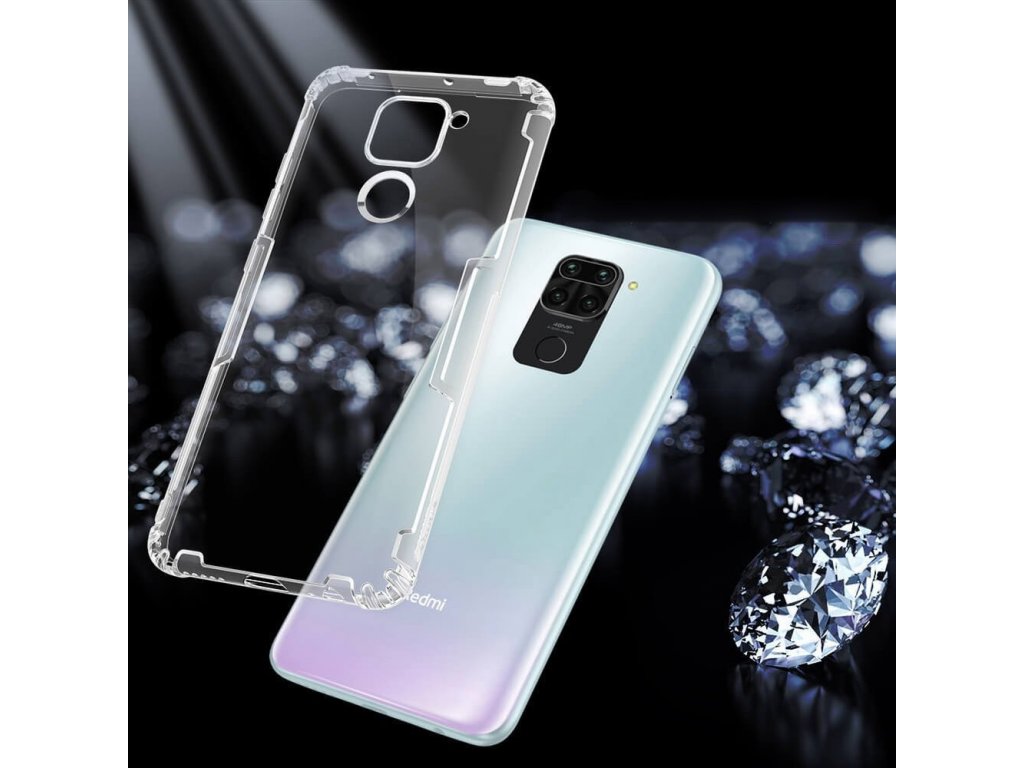 Nillkin Nature gelové pouzdro ultra tenký kryt Xiaomi Redmi 10X 4G / Xiaomi Redmi Note 9 transparentní