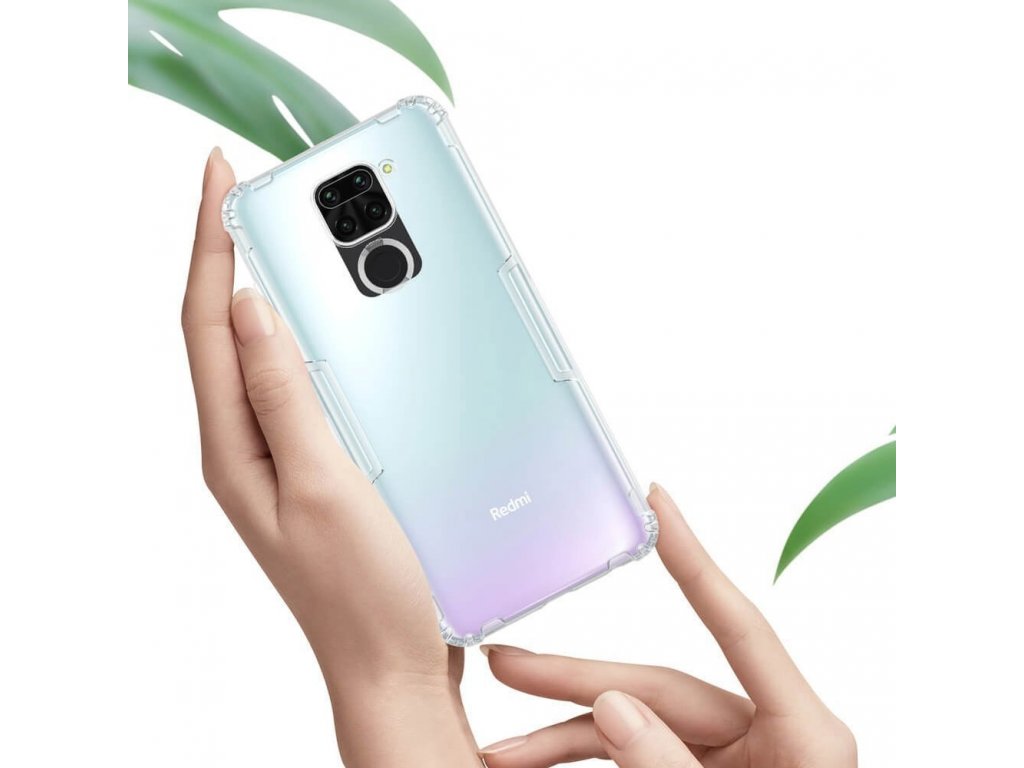 Nillkin Nature gelové pouzdro ultra tenký kryt Xiaomi Redmi 10X 4G / Xiaomi Redmi Note 9 transparentní