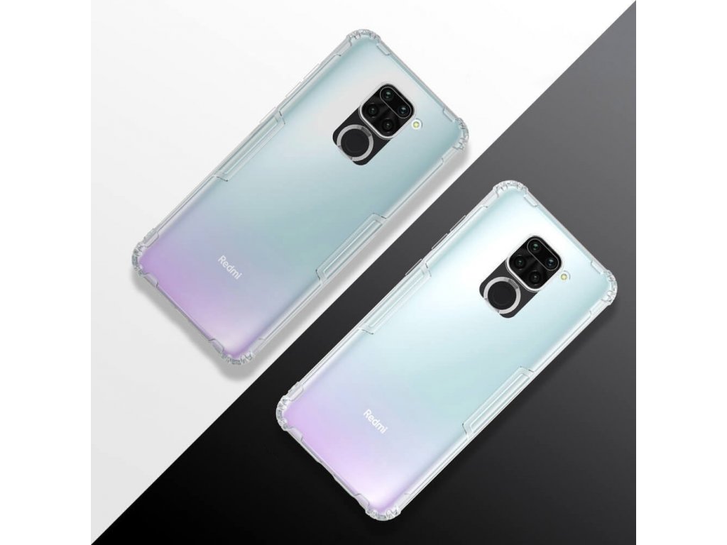 Nillkin Nature gelové pouzdro ultra tenký kryt Xiaomi Redmi 10X 4G / Xiaomi Redmi Note 9 transparentní