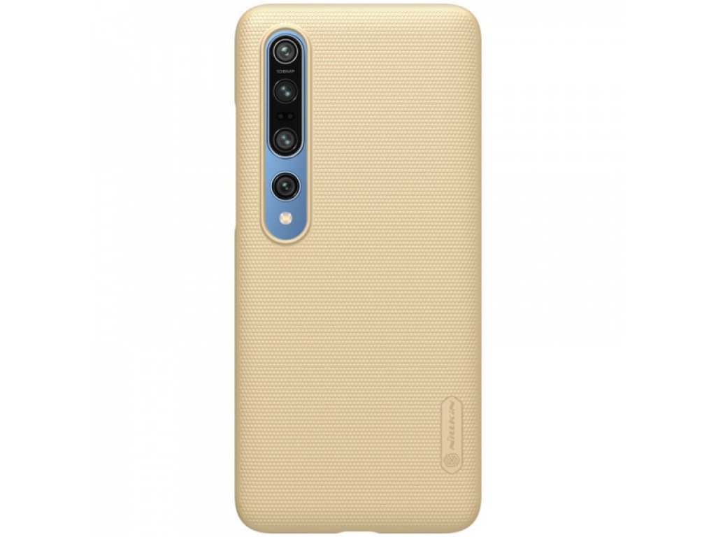 Nillkin ochranné pouzdro pro Xiaomi Mi 10 / Mi 10 Pro Super Frosted zlatá