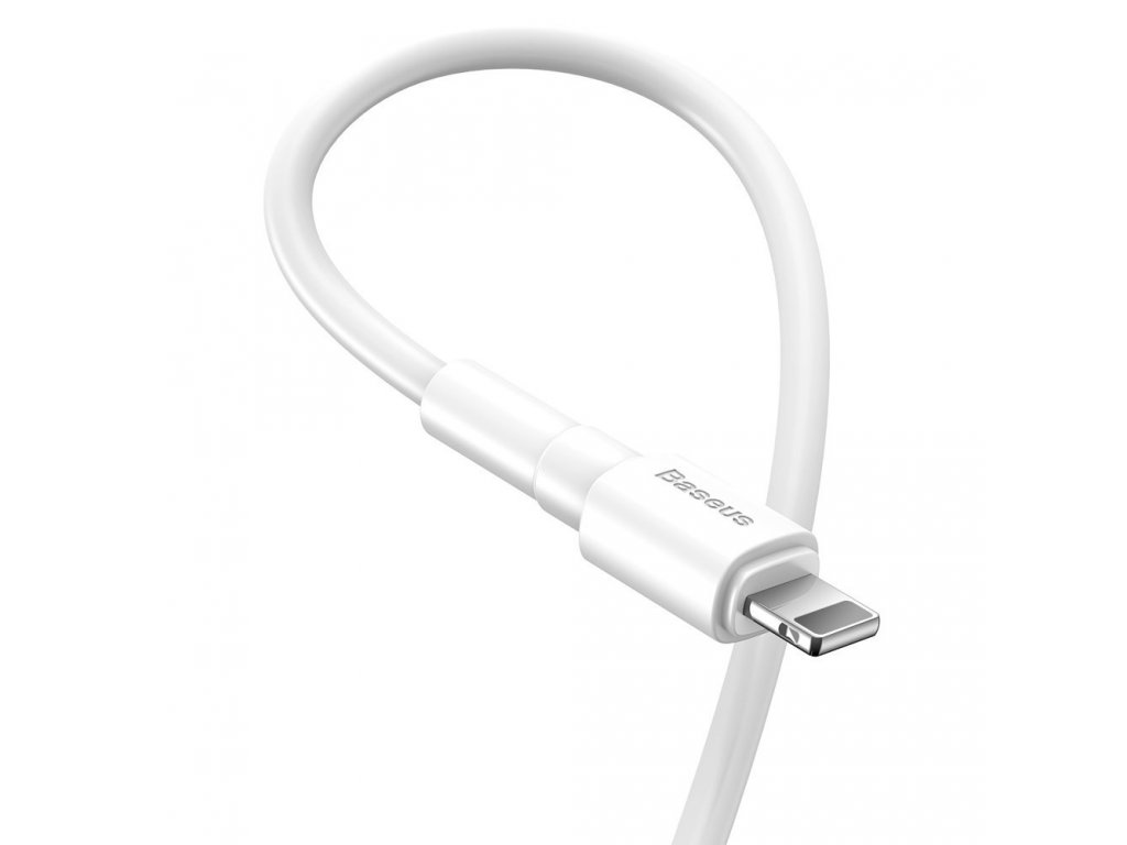 odolný kabel USB / Lightning 2.4A 1m bílý (CALSW-02)