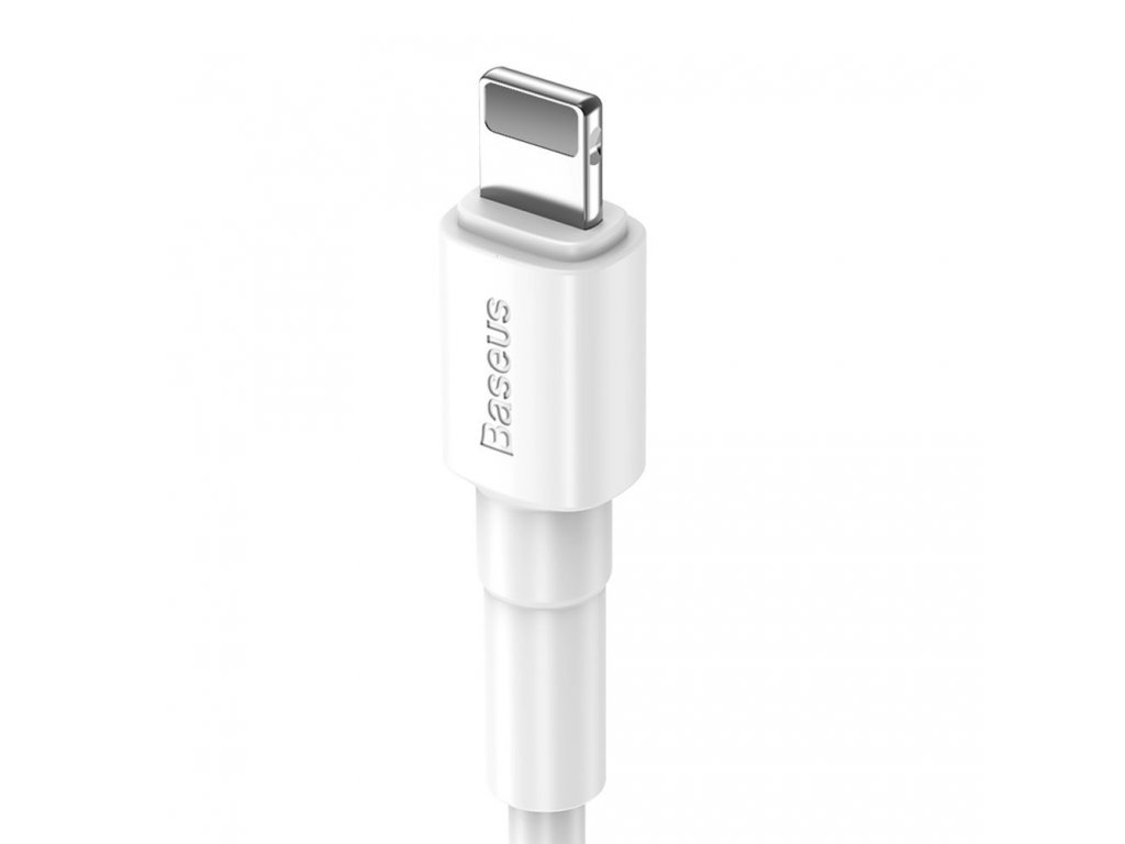 odolný kabel USB / Lightning 2.4A 1m bílý (CALSW-02)