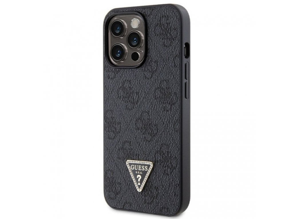 Original faceplate case GUESS GUHCP13XP4TDSCPK for iPhone 13 PRO MAX (Metal Logo Starss Crossbody / black)