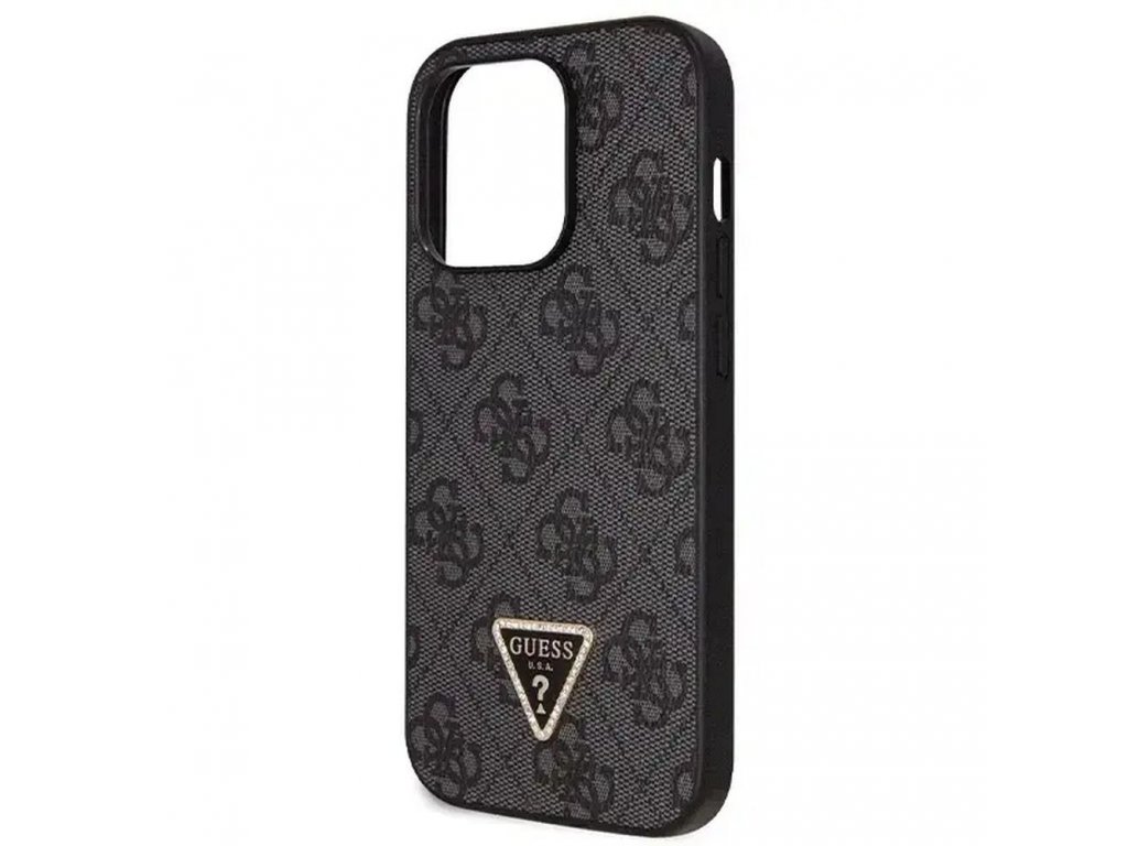 Original faceplate case GUESS GUHCP14XP4TDSCPK for iPhone 14 PRO MAX (Metal Logo Starss Crossbody / black)