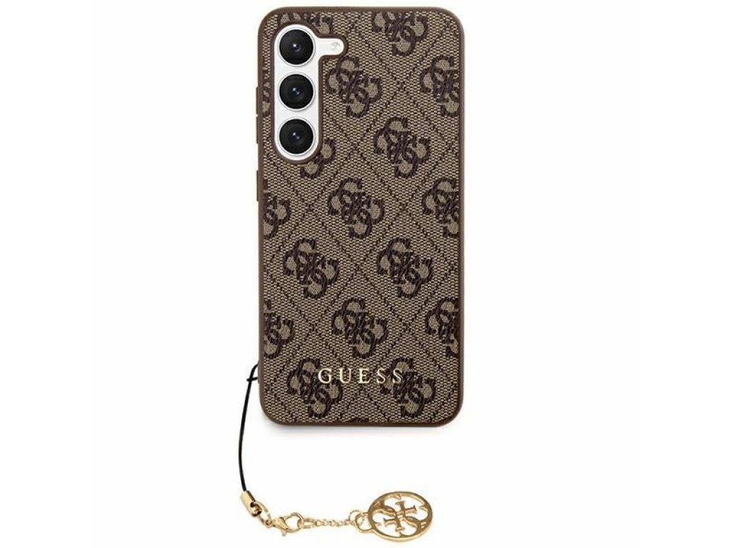 Originální pouzdro GUESS GUHCS24MGF4GBR pro Samsung  galaxy S24 Plus (4G Charm / brown)