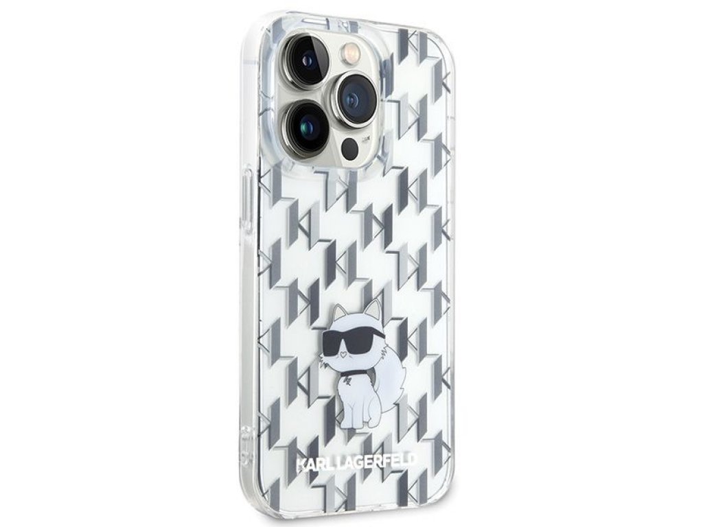 Original faceplate case KARL LAGERFELD KLHCP15XHNCMKLT for iPhone 15 PRO MAX (Monogram / transaprent)