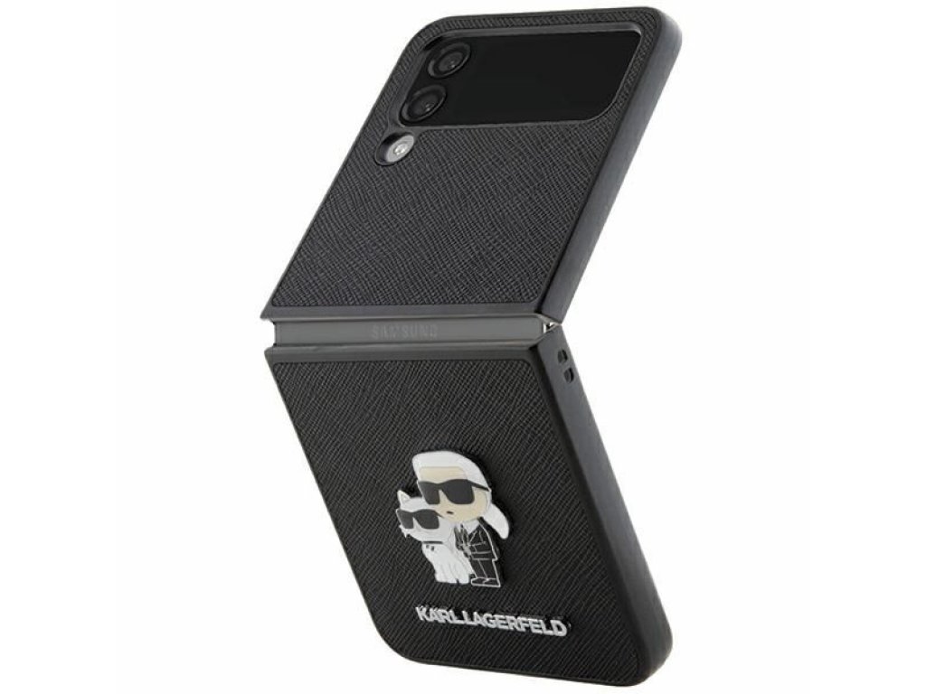 Pouzdro KARL LAGERFELD pro Samsung Z Flip 4 - černé