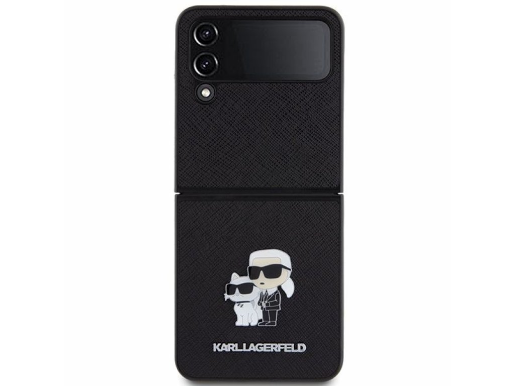 Pouzdro KARL LAGERFELD pro Samsung Z Flip 4 - černé