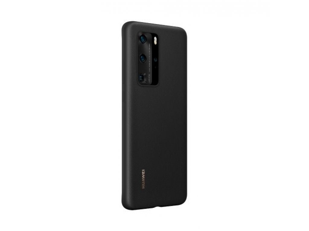 Original Silikonové pouzdro pro Huawei P40 černé (EU Blister)