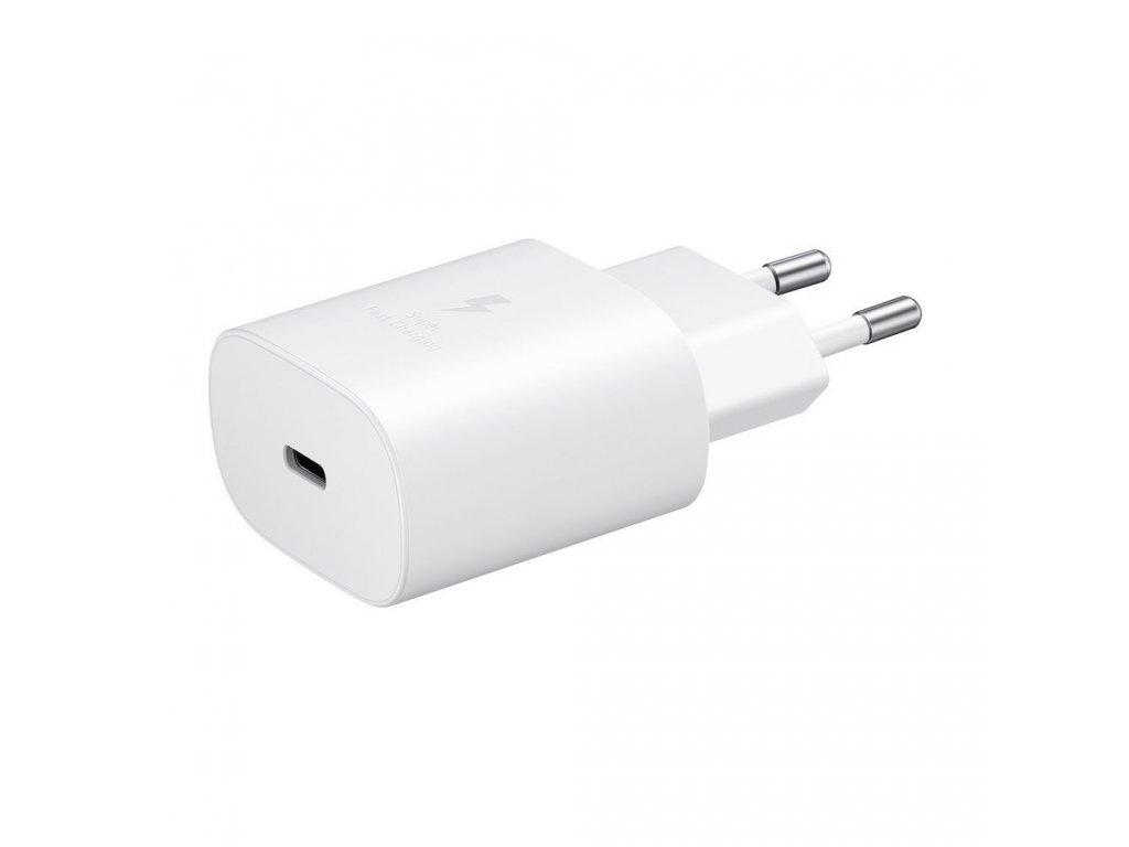 Originální nabíječka Super Fast Charge 3.0 Power Delivery USB-C 25W 3A bílá (EP-TA800NWEGEU)