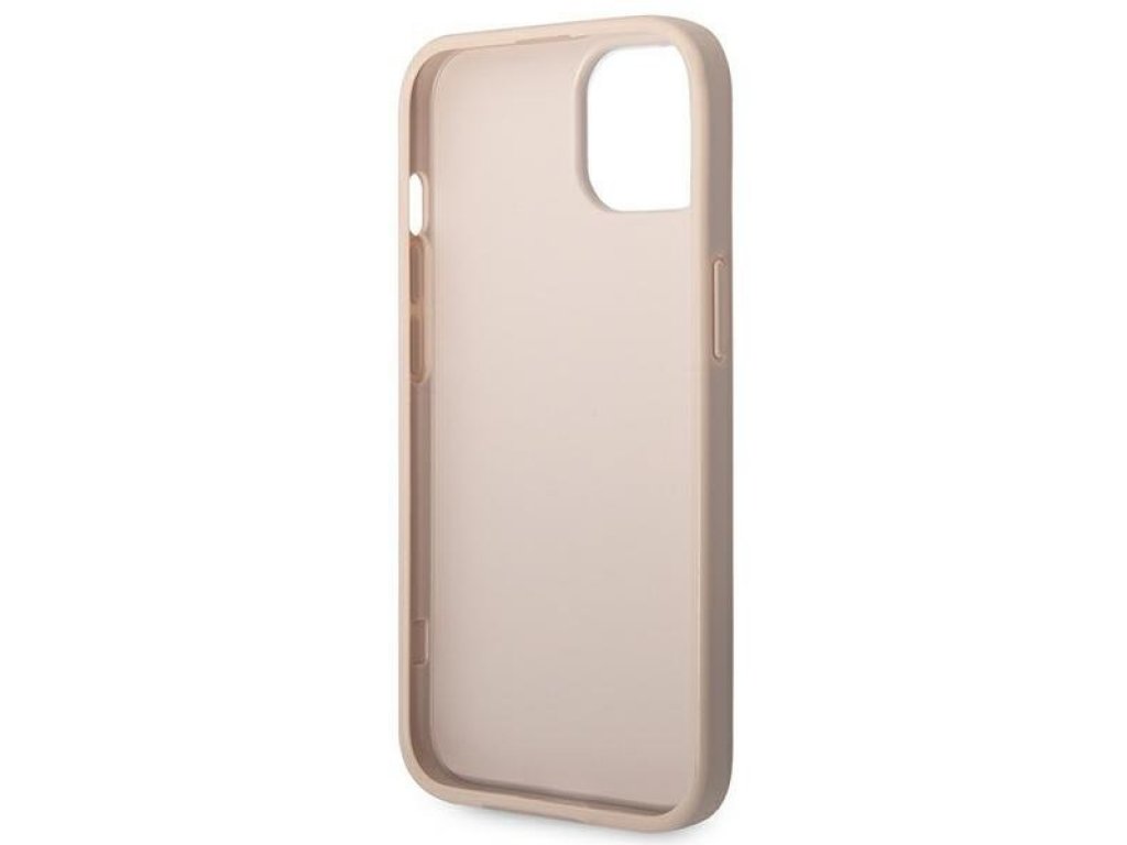 Originální zadní kryt pro iPhone 14 Plus 6,7" růžový 4G Metal Gold Logo