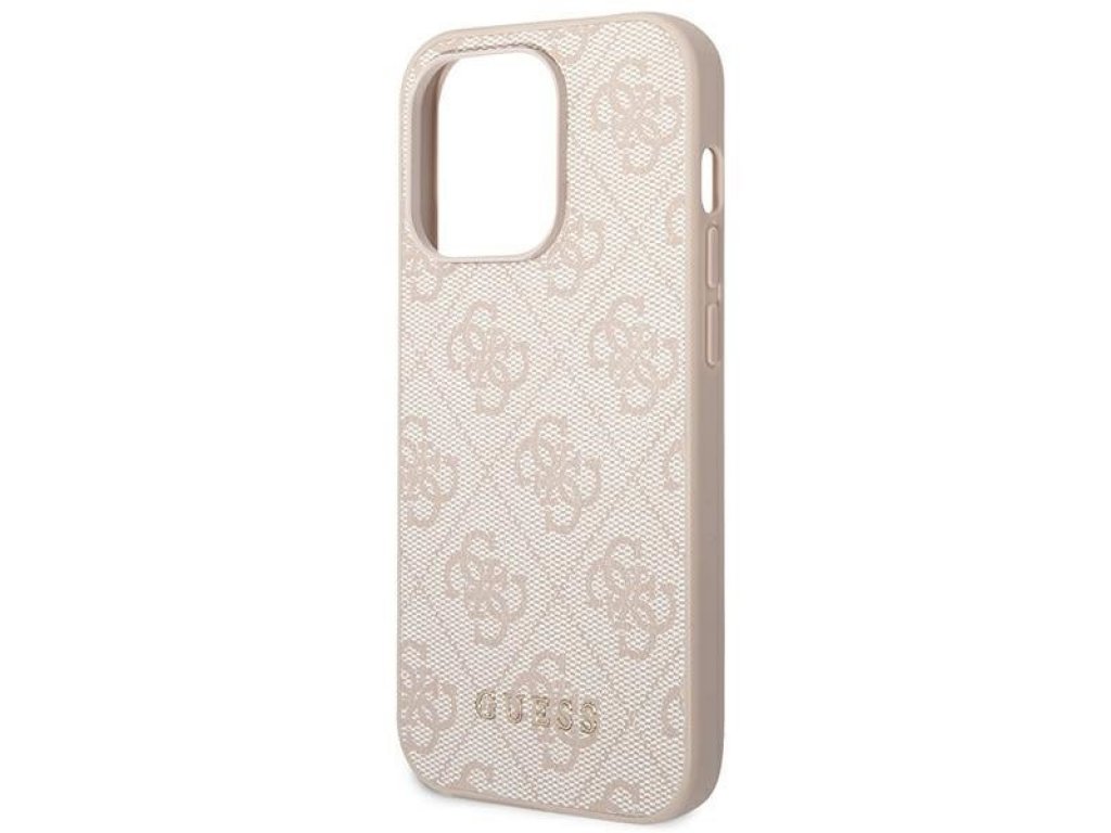 Originální zadní kryt pro iPhone 14 Pro 6,1" růžový 4G Metal Gold Logo