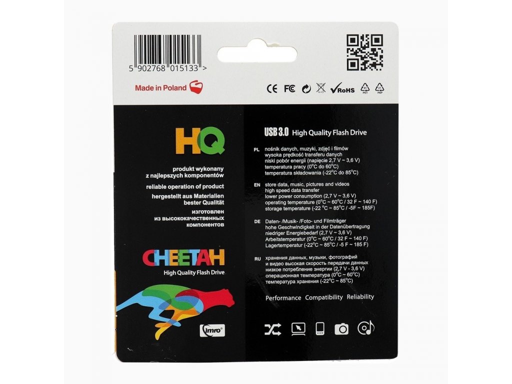 Paměťová karta flash disk Cheetah 16GB USB 3.0